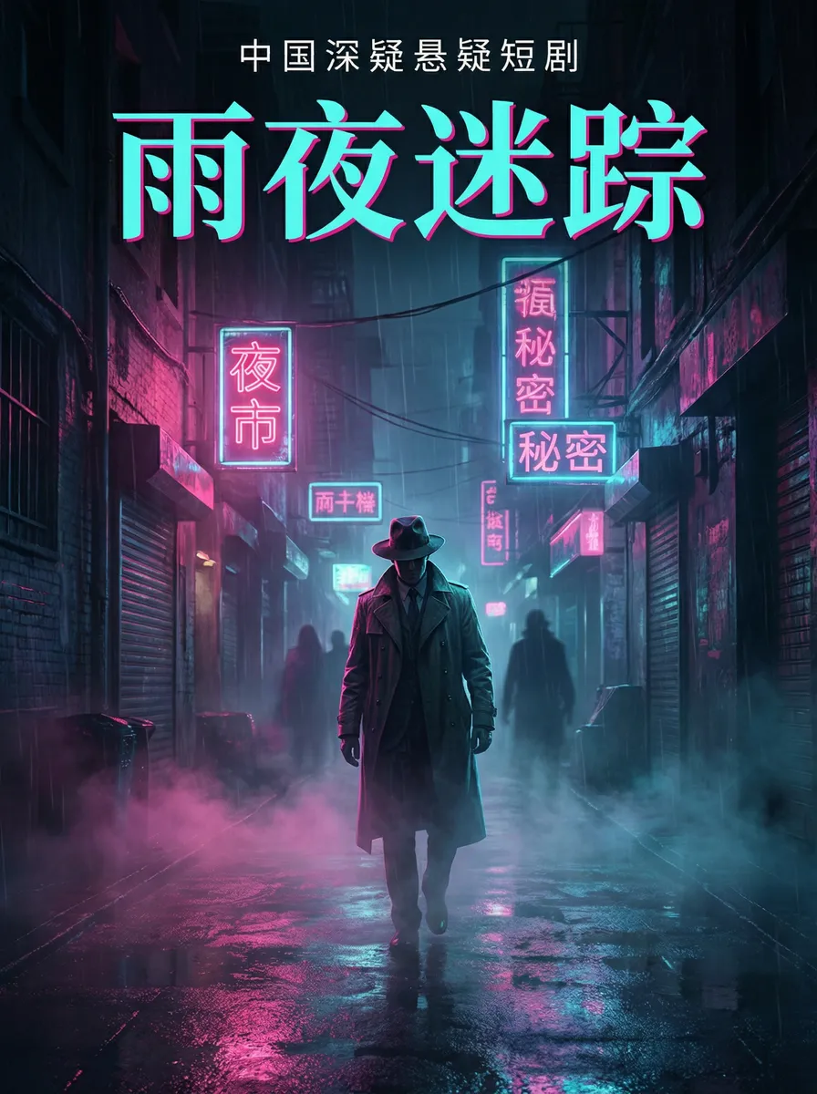 超级电能 悬疑追踪短剧 - 雨夜迷踪海报